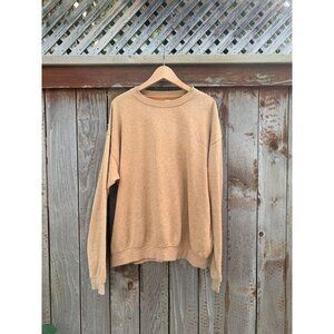 Urban Washed Orange Crew Neck